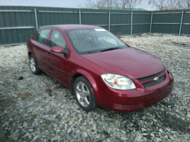 1G1AT58H197168763 - 2009 CHEVROLET COBALT LT MAROON photo 1