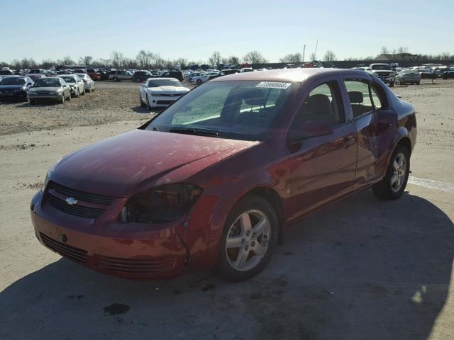 1G1AT58H197168763 - 2009 CHEVROLET COBALT LT MAROON photo 3