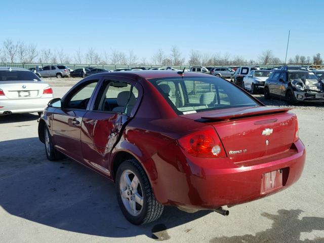 1G1AT58H197168763 - 2009 CHEVROLET COBALT LT MAROON photo 4