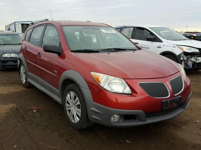 5Y2SL65806Z406589 - 2006 PONTIAC VIBE RED photo 1