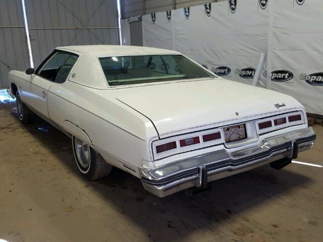 1L57R4T211936 - 1974 CHEVROLET IMPALA  SS 白色 照片 3