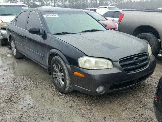 JN1CA31A11T314472 - 2001 NISSAN MAXIMA GXE BLACK photo 1