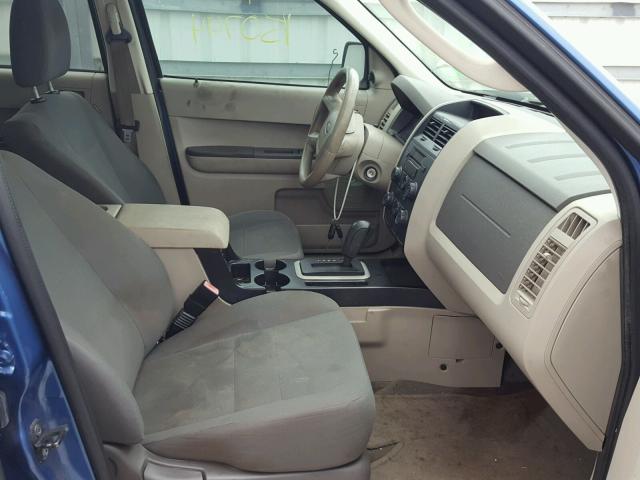 1FMCU02739KA80273 - 2009 FORD ESCAPE XLS BLUE photo 5