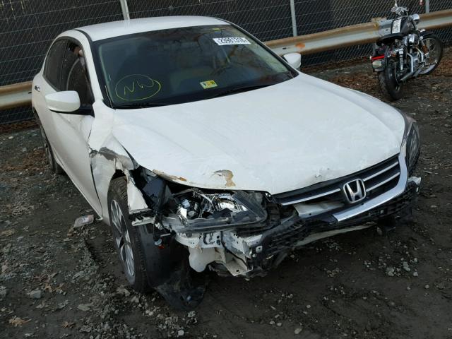 1HGCR2F32EA297632 - 2014 HONDA ACCORD LX WHITE photo 1