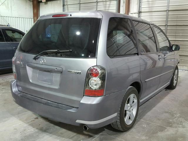 JM3LW28J950552244 - 2005 MAZDA MPV WAGON SILVER photo 4