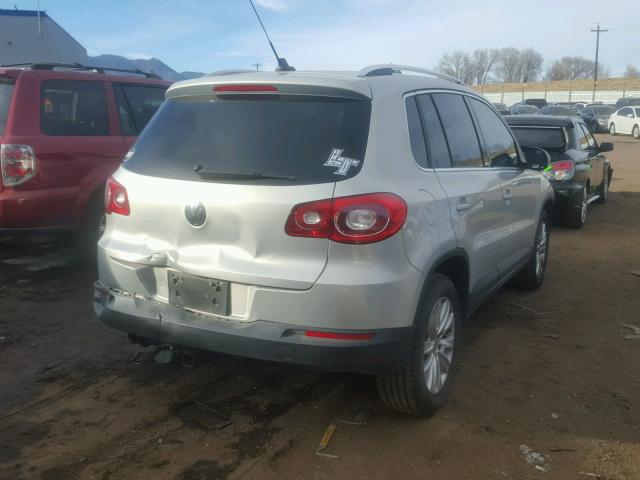 WVGAV75N79W509916 - 2009 VOLKSWAGEN TIGUAN S SILVER photo 4