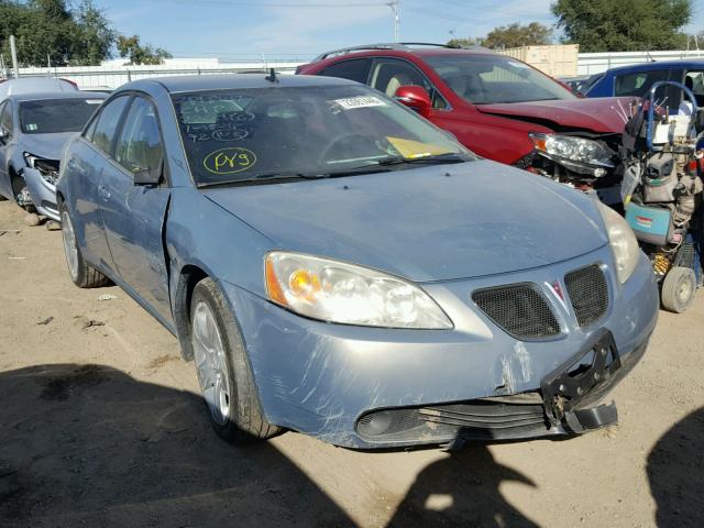 1G2ZG57B894143277 - 2009 PONTIAC G6 BLUE photo 1