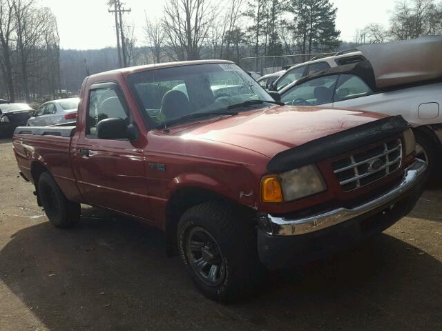 1FTYR10C91TA28565 - 2001 FORD RANGER RED photo 1