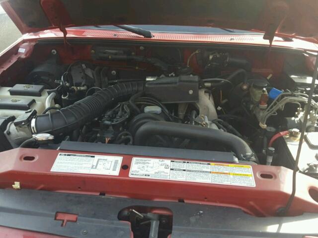 1FTYR10C91TA28565 - 2001 FORD RANGER RED photo 7