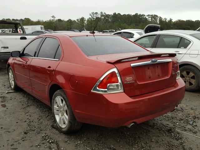 3FAHP08147R146784 - 2007 FORD FUSION SEL RED photo 3