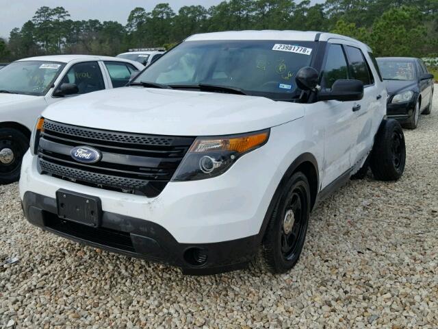 1FM5K8AR9FGA21565 - 2015 FORD EXPLORER P WHITE photo 2