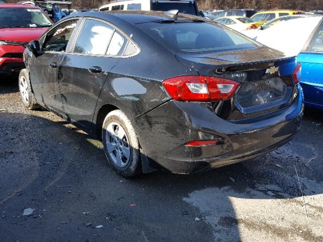 1G1BC5SM2H7274163 - 2017 CHEVROLET CRUZE LS BLACK photo 3