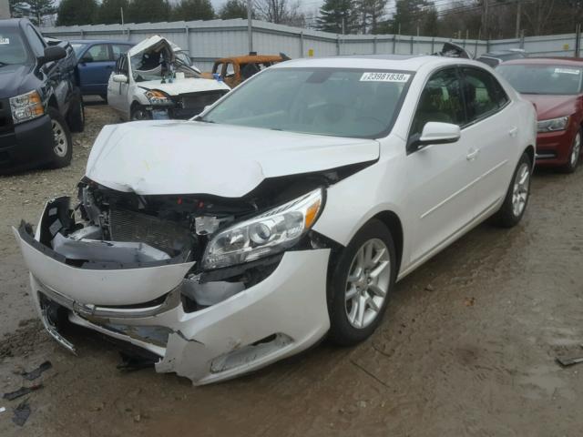 1G11C5SLXFF274126 - 2015 CHEVROLET MALIBU 1LT WHITE photo 2