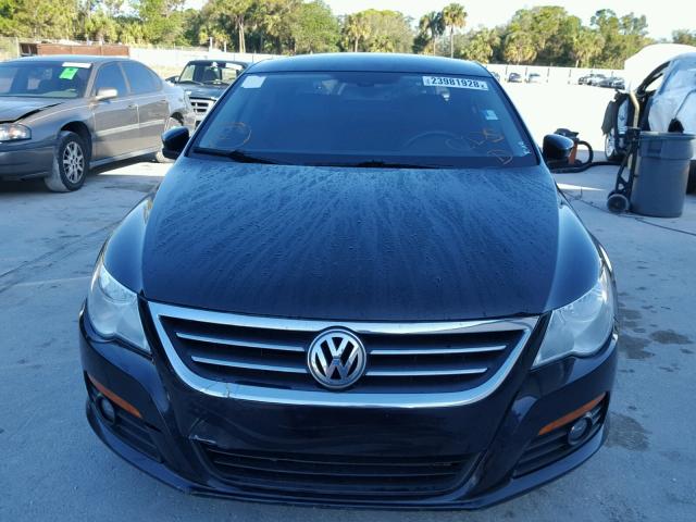 WVWNN7AN5AE545948 - 2010 VOLKSWAGEN CC SPORT BLACK photo 9