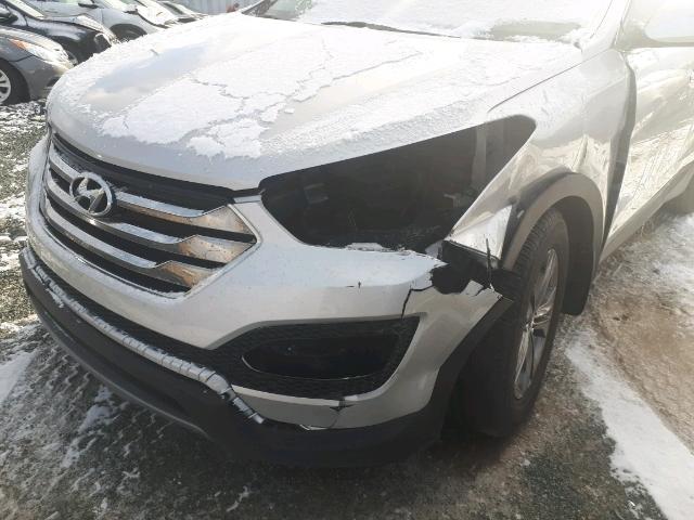 5XYZU3LB4DG071857 - 2013 HYUNDAI SANTA FE S SILVER photo 9