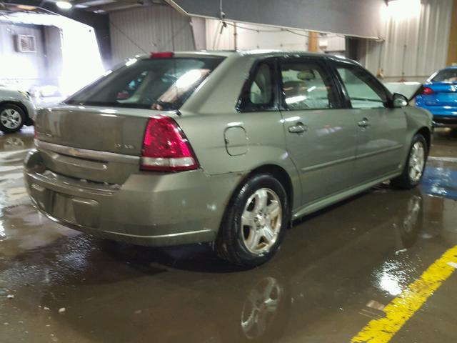 1G1ZU64894F248662 - 2004 CHEVROLET MALIBU MAX 绿色 照片 4