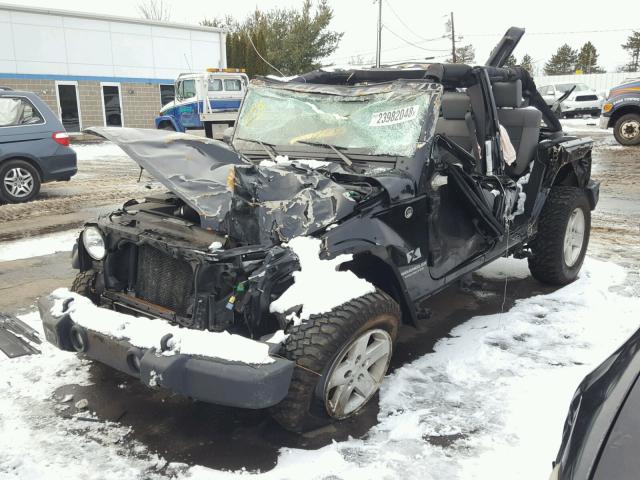 1J8GA39109L789571 - 2009 JEEP WRANGLER U BLACK photo 2