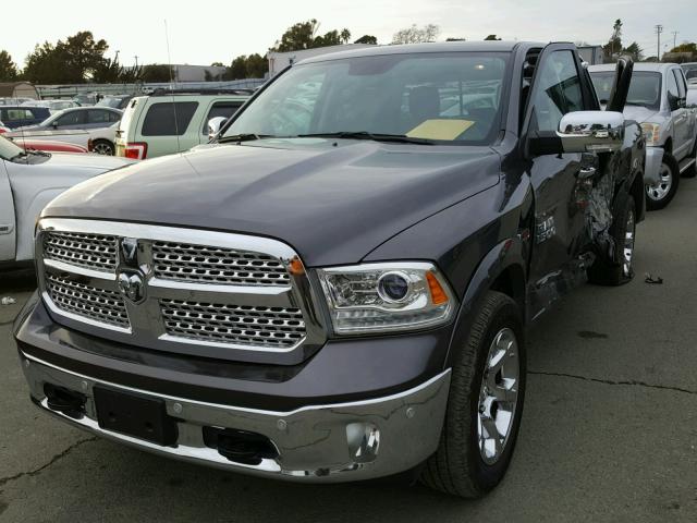 1C6RR7NM7GS325106 - 2016 RAM 1500 LARAM GRAY photo 2