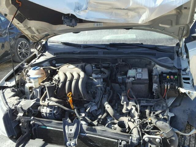 3VW2K7AJ2BM068803 - 2011 VOLKSWAGEN JETTA BASE 银色 照片 7