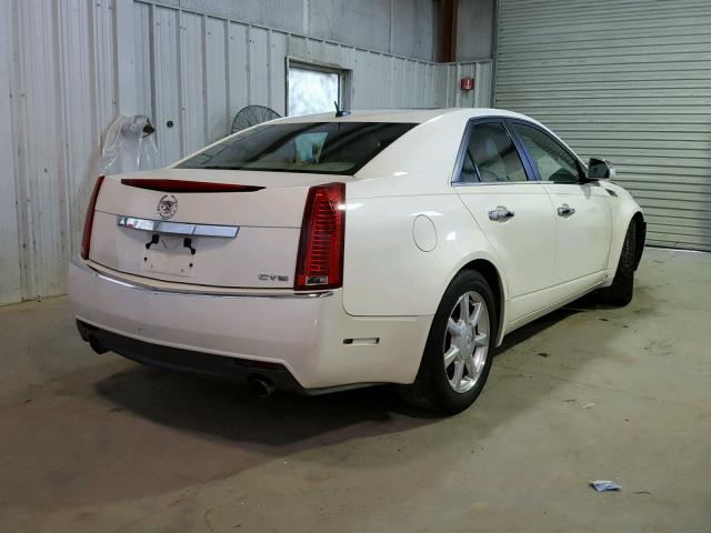 1G6DF577880207086 - 2008 CADILLAC CTS WHITE photo 4