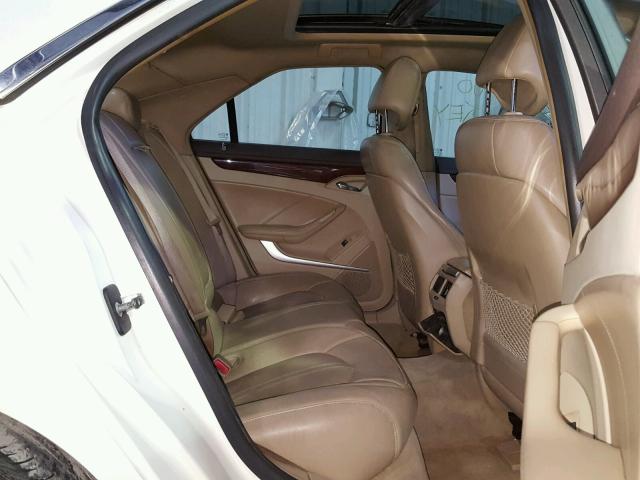 1G6DF577880207086 - 2008 CADILLAC CTS WHITE photo 6