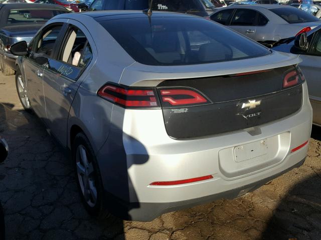 1G1RA6E40CU123208 - 2012 CHEVROLET VOLT SILVER photo 3