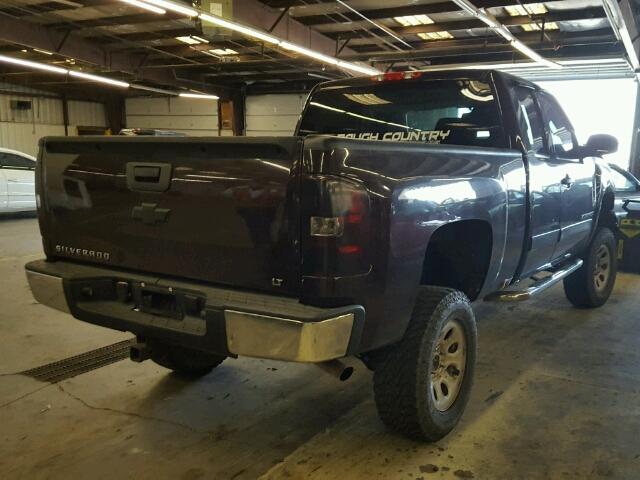 1GCEK19J58Z163459 - 2008 CHEVROLET SILVERADO MAROON photo 4