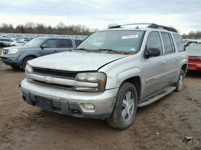 1GNET16SX46236130 - 2004 CHEVROLET TRAILBLAZE GRAY photo 2