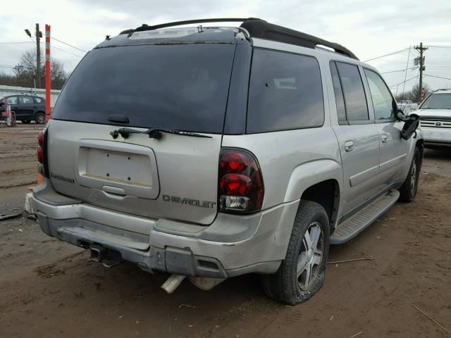 1GNET16SX46236130 - 2004 CHEVROLET TRAILBLAZE GRAY photo 4