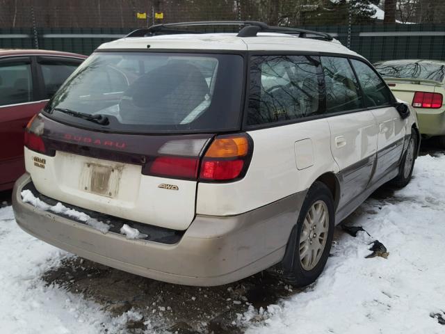 4S3BH806917651365 - 2001 SUBARU LEGACY OUT WHITE photo 4