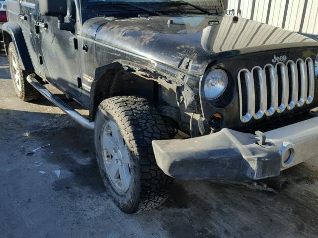 1J4BA5H12BL512693 - 2011 JEEP WRANGLER U BLACK photo 9