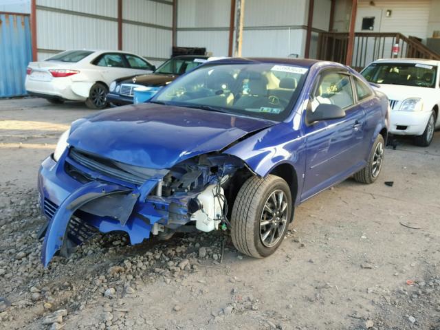 1G1AK15F967753004 - 2006 CHEVROLET COBALT LS BLUE photo 2