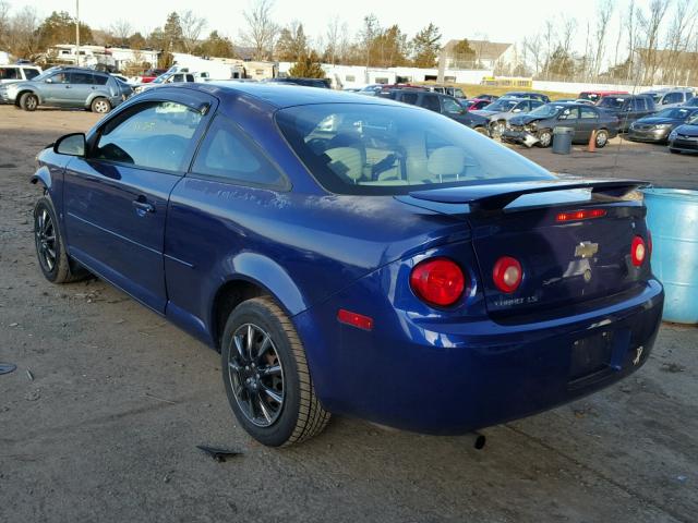 1G1AK15F967753004 - 2006 CHEVROLET COBALT LS BLUE photo 3