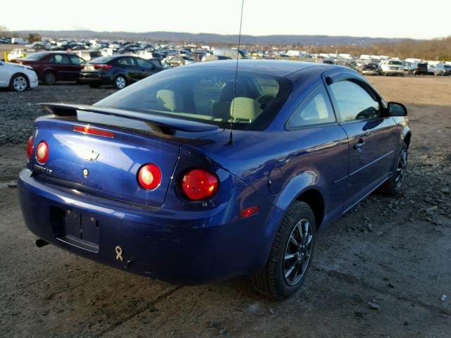 1G1AK15F967753004 - 2006 CHEVROLET COBALT LS BLUE photo 4