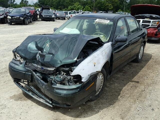 1G1ND52J62M706018 - 2002 CHEVROLET MALIBU GREEN photo 2