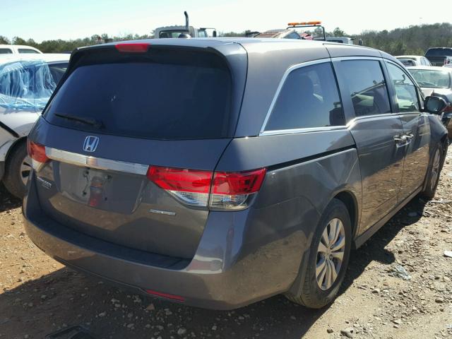 5FNRL5H36GB022218 - 2016 HONDA ODYSSEY SE GRAY photo 4