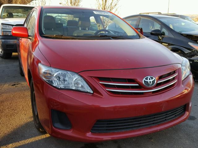 5YFBU4EE3DP134151 - 2013 TOYOTA COROLLA BA RED photo 1