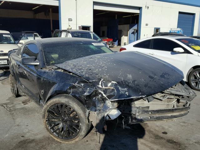 1ZVHT82H695126775 - 2009 FORD MUSTANG GT BLACK photo 1