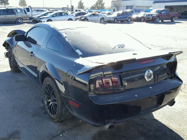 1ZVHT82H695126775 - 2009 FORD MUSTANG GT BLACK photo 3