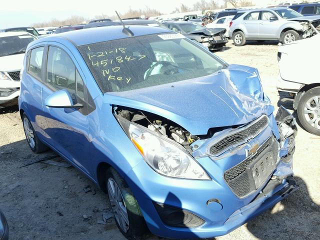 KL8CD6S91FC774449 - 2015 CHEVROLET SPARK 1LT BLUE photo 1