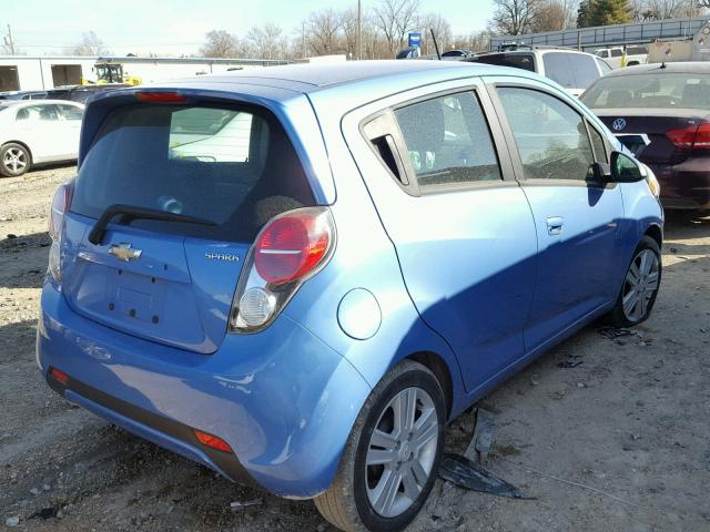 KL8CD6S91FC774449 - 2015 CHEVROLET SPARK 1LT BLUE photo 4