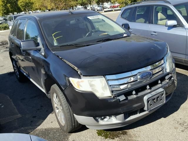 2FMDK38C58BB46024 - 2008 FORD EDGE SEL BLACK photo 1