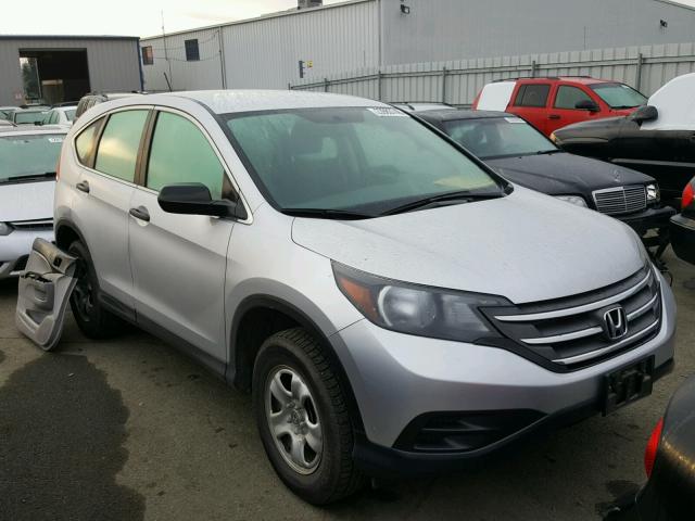 2HKRM4H35EH672874 - 2014 HONDA CR-V LX SILVER photo 1