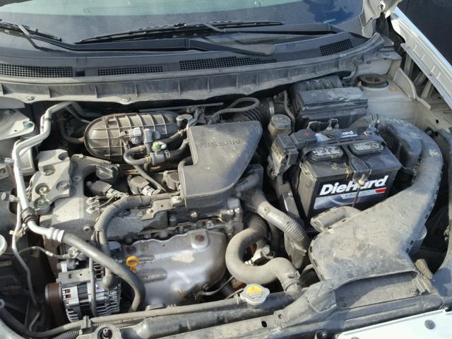 JN8AS58V98W134725 - 2008 NISSAN ROGUE S SILVER photo 7