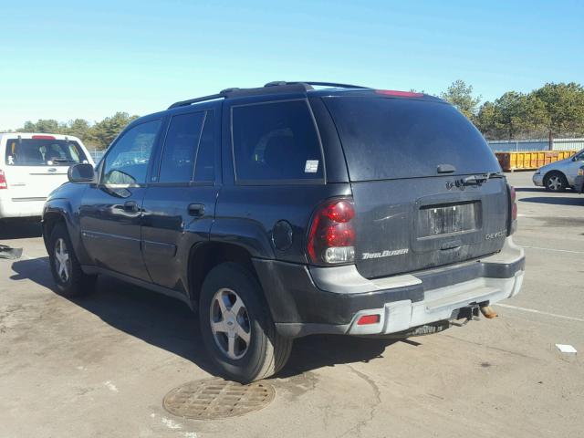 1GNDT13S632412922 - 2003 CHEVROLET TRAILBLAZE BLACK photo 3