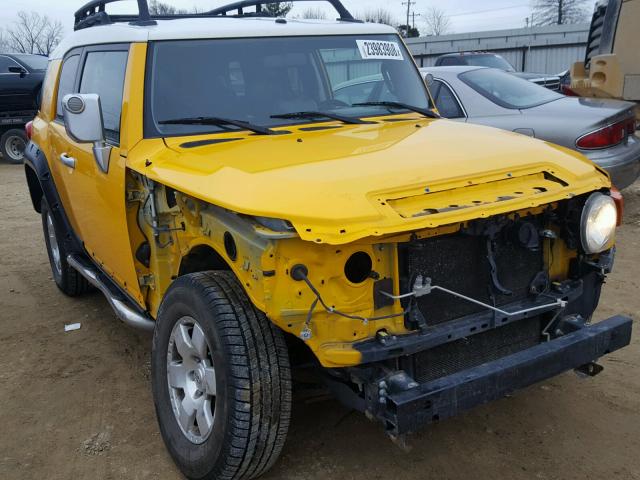 JTEBU11F58K026224 - 2008 TOYOTA FJ CRUISER YELLOW photo 9