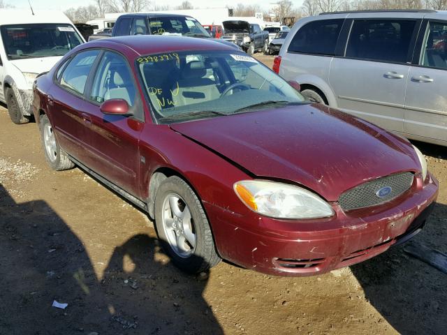 1FAFP55S34G112002 - 2004 FORD TAURUS SES MAROON photo 1