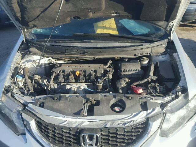 19XFB2F50DE279871 - 2013 HONDA CIVIC LX SILVER photo 7