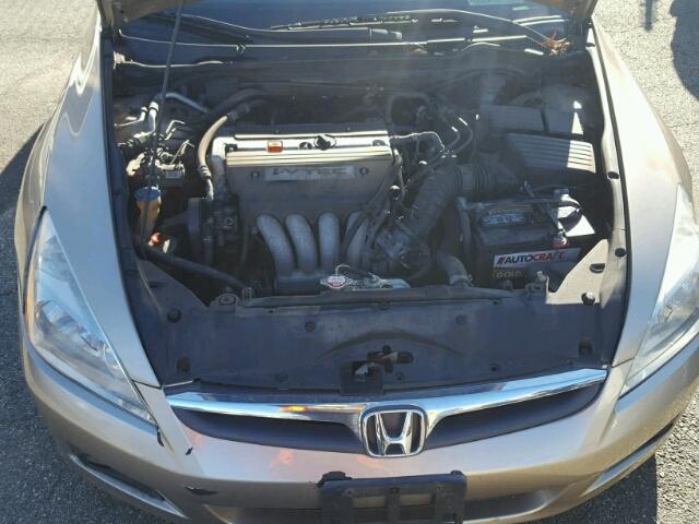 1HGCM56653A133282 - 2003 HONDA ACCORD EX GOLD photo 7