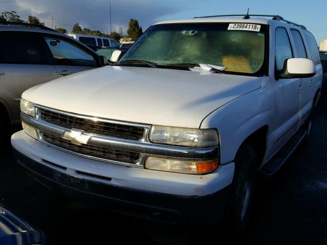 3GNEC16T83G215380 - 2003 CHEVROLET SUBURBAN C WHITE photo 2